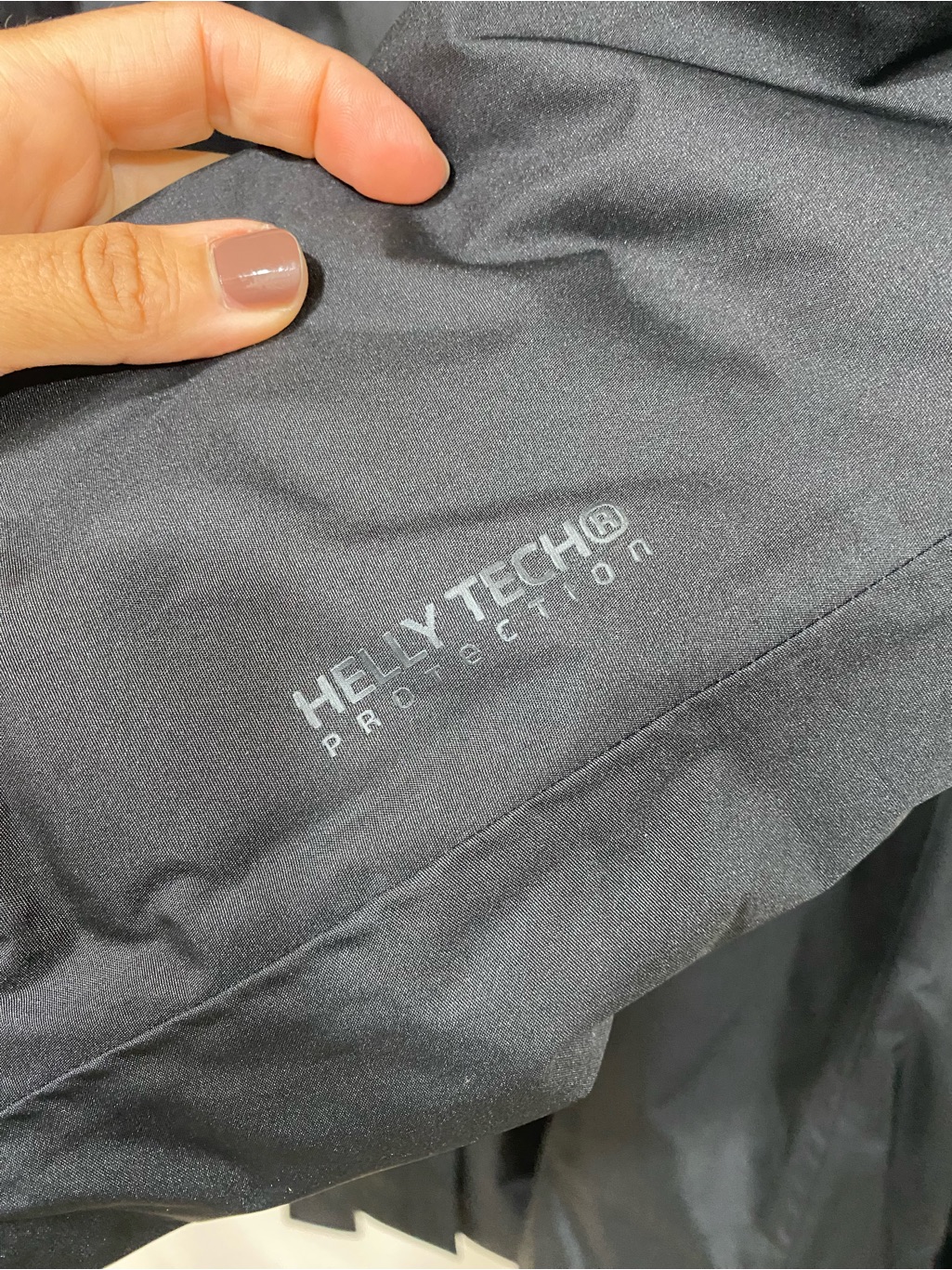 Helly Hansen Classic Insulated Trench Coat Black Large Nwot — image 7 of 8